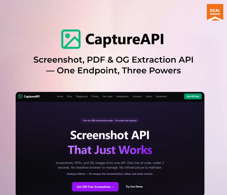 CaptureAPI product image