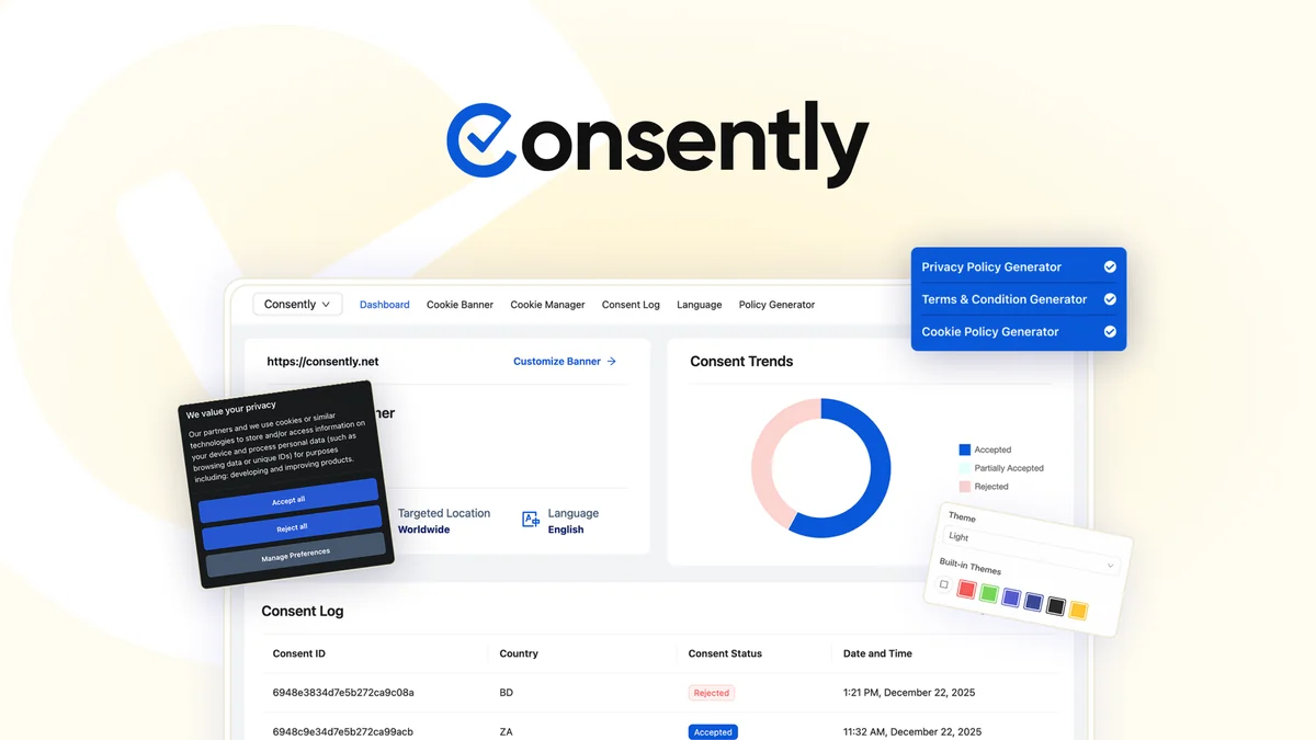 Consently product image