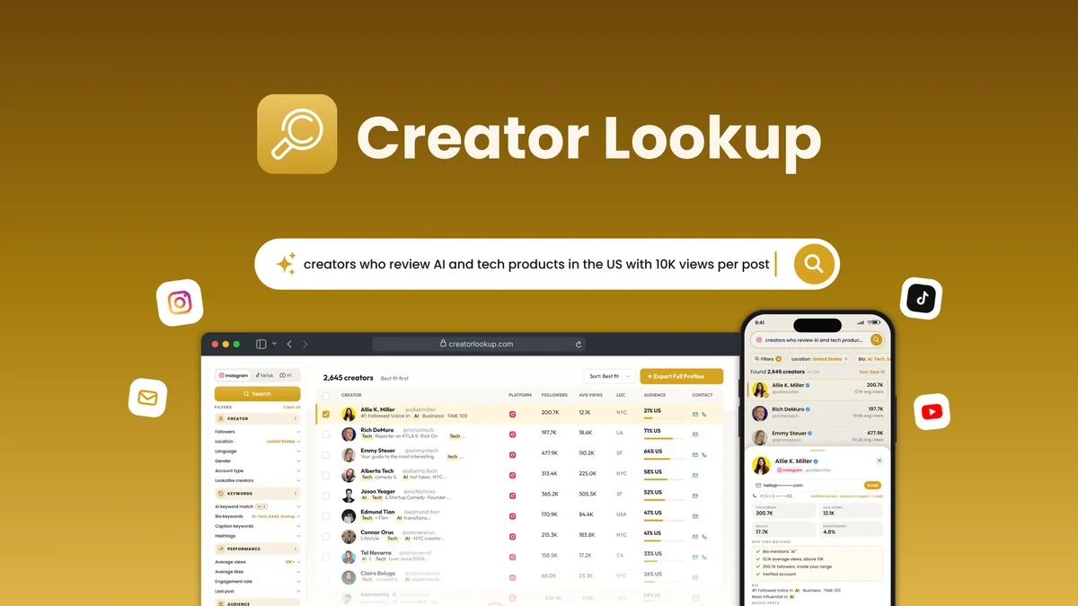 Creator Lookup product image