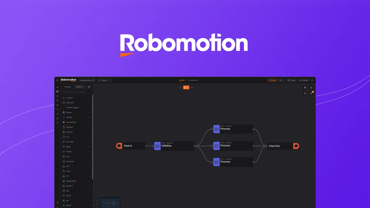Robomotion RPA product image