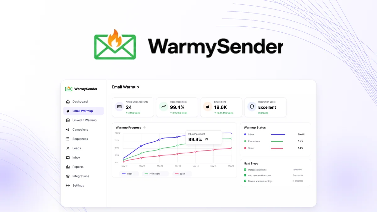WarmySender product image